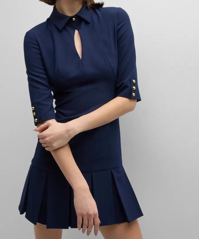 Black Halo Rami Dress - Navy