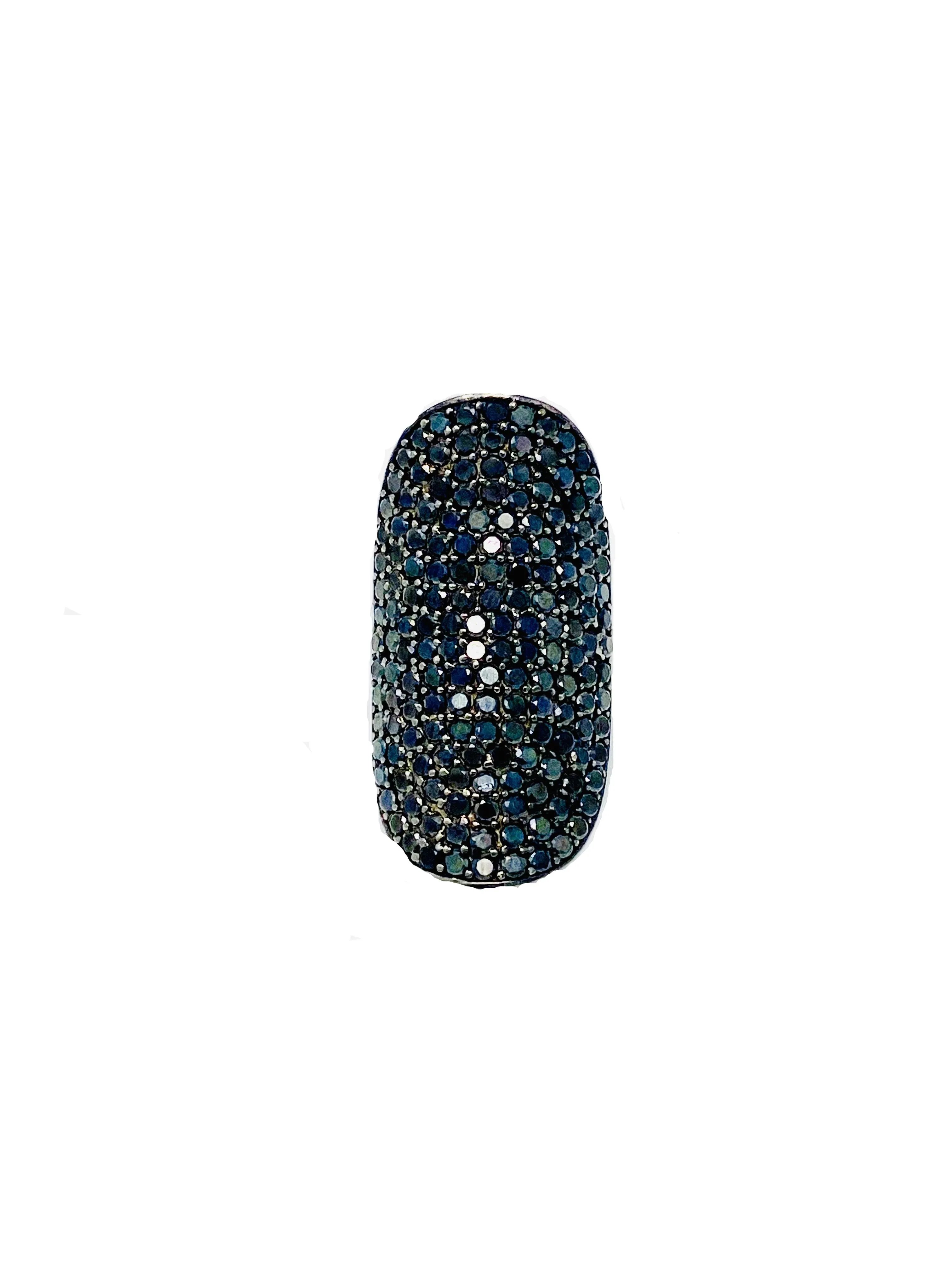 Black Onyx Shield Ring