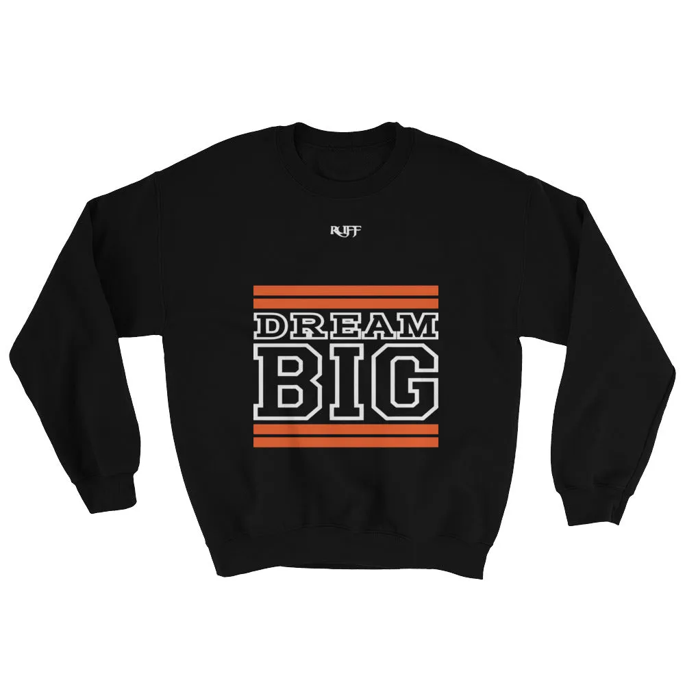 Black Orange and White Sweatshirt