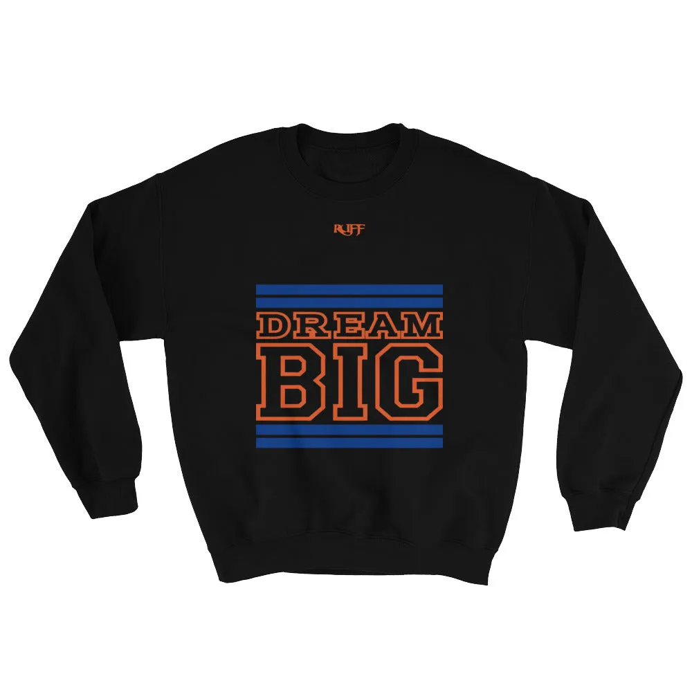 Black Royal Blue and Orange Sweatshirt