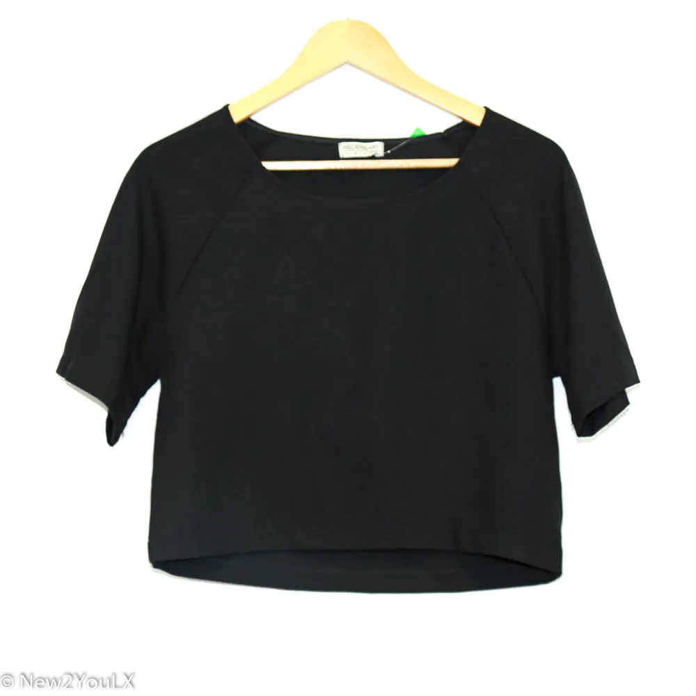 Black Short Sleeve Blouse (Necessary)