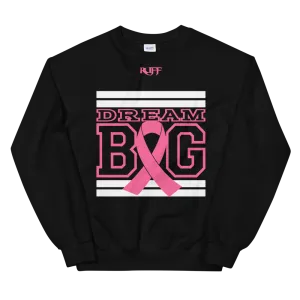 Black white and Pink Breast Cancer Awareness Unisex Sweatshirt
