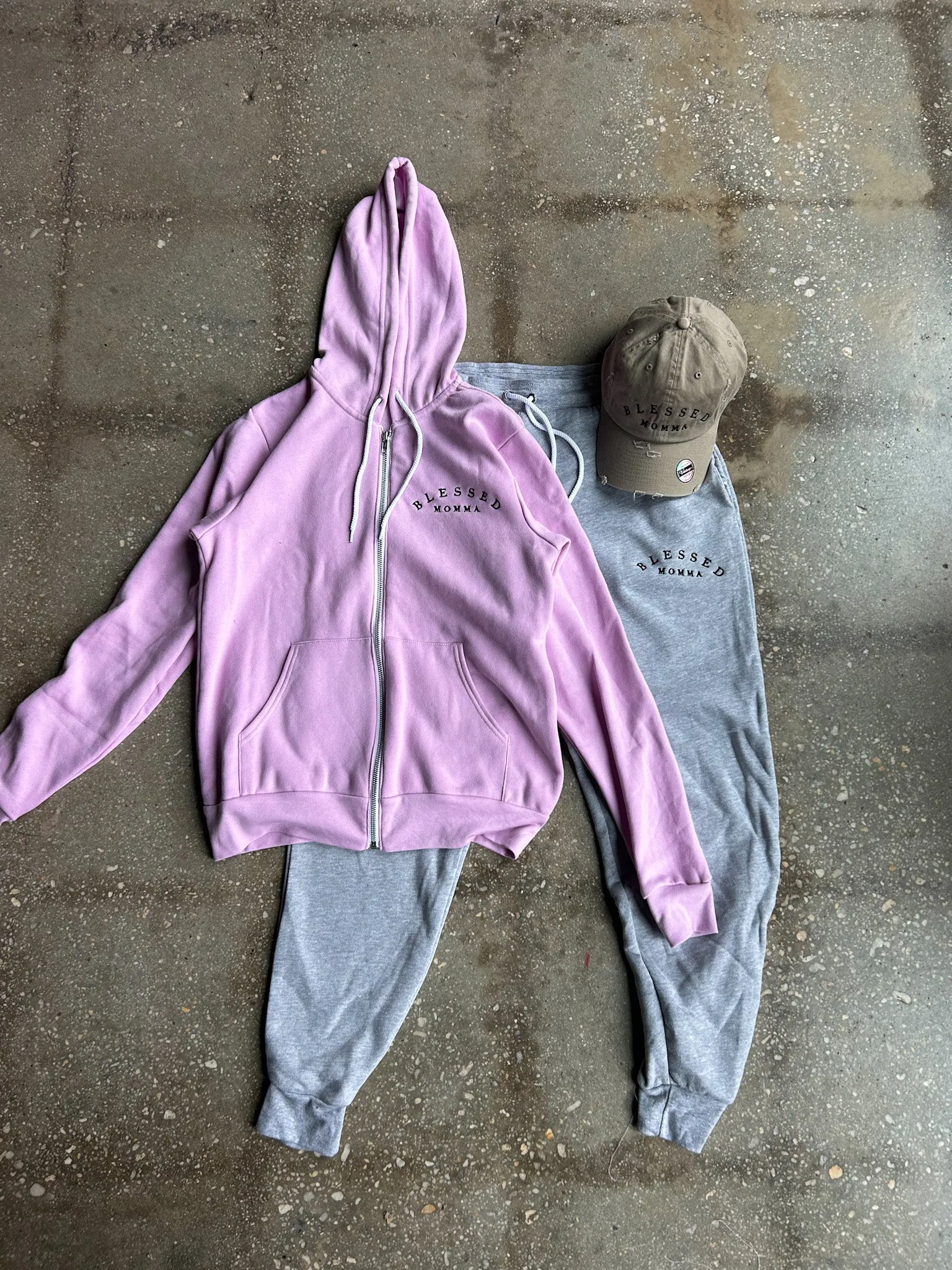 Blessed Momma Embroidered Adult/Unisex Joggers