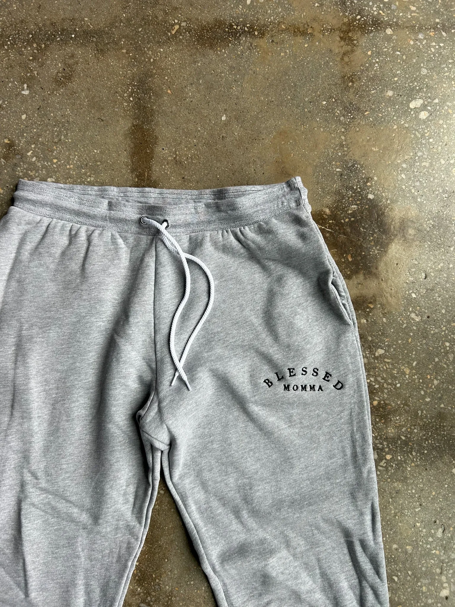 Blessed Momma Embroidered Adult/Unisex Joggers