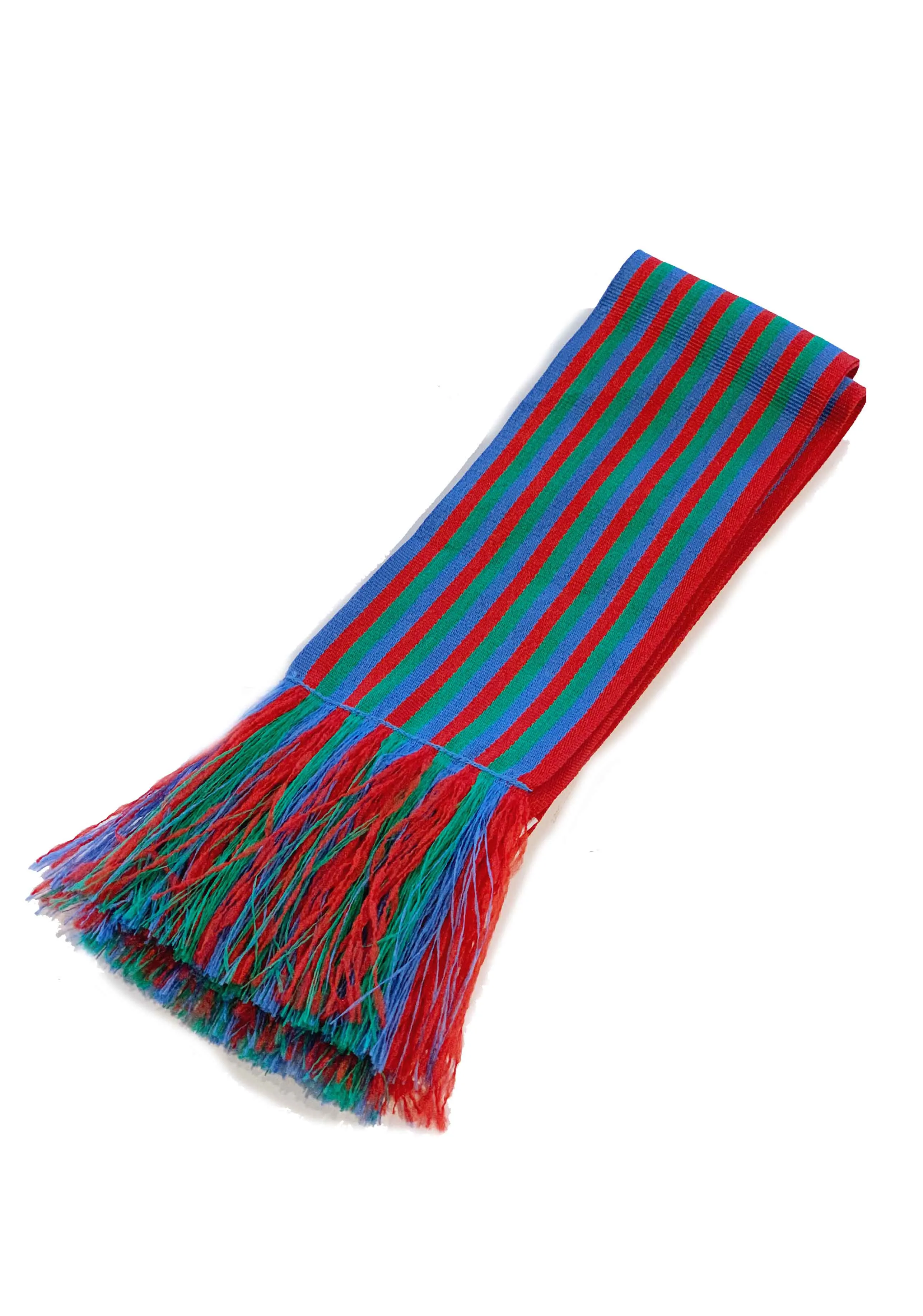 Blue Multi Stripe Belt