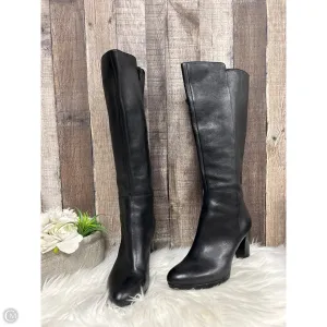 Boots Mid-calf Heels By Nine West In Black, Size: 8.5