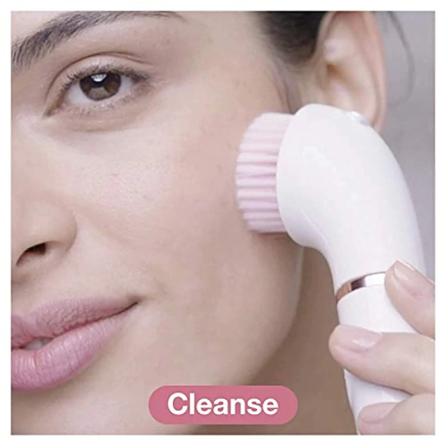 Braun Epilator Silk-épil 9 9-985, Facial Hair Removal for Women, Shaver, Cordless, Rechargeable, Wet & Dry, Facial Cleansing Brush