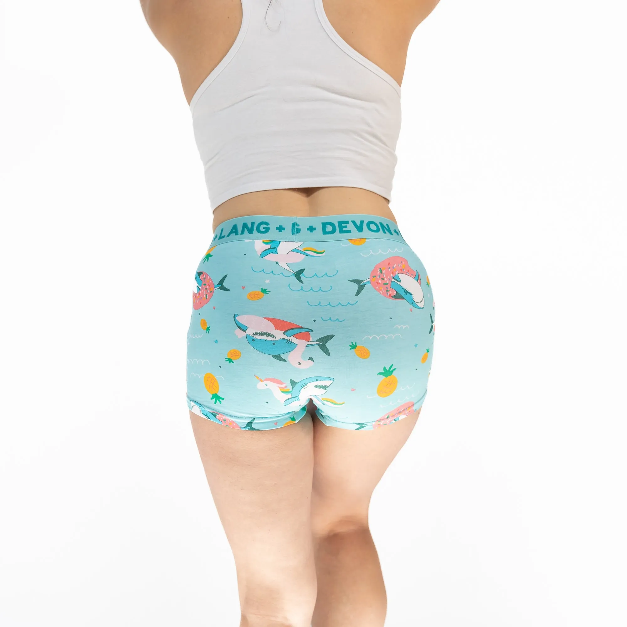Bria 2.0 Boyshort - Party Shark