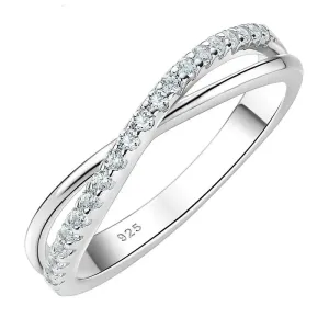 Brilliant Diamond Stackable Infinity Wedding Band