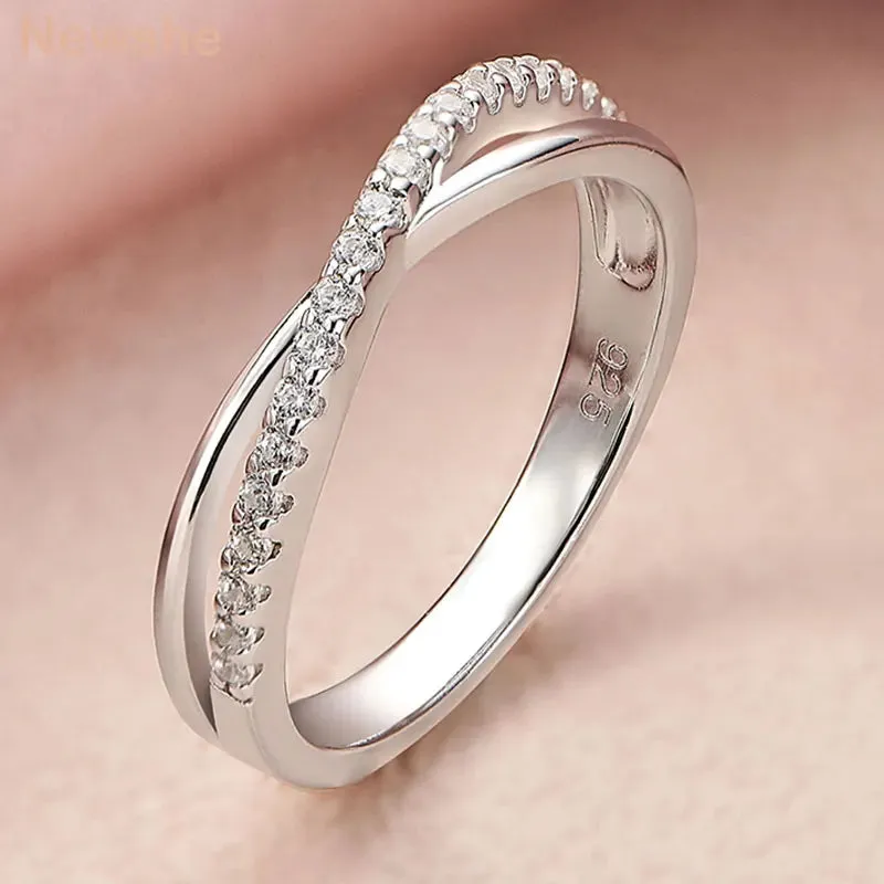 Brilliant Diamond Stackable Infinity Wedding Band