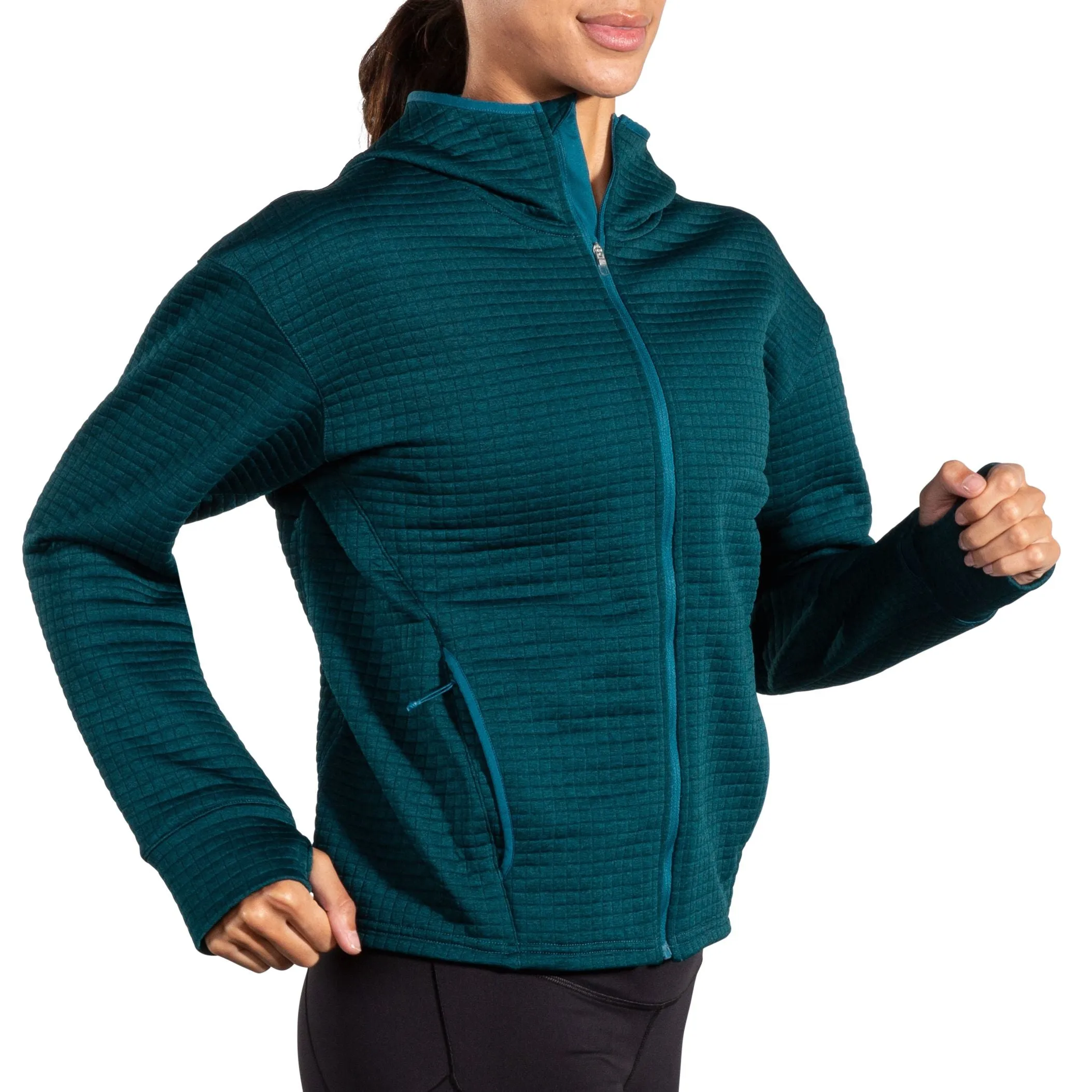 BROOKS ACTIVATE MIDWEIGHT HOODIE WOMEN