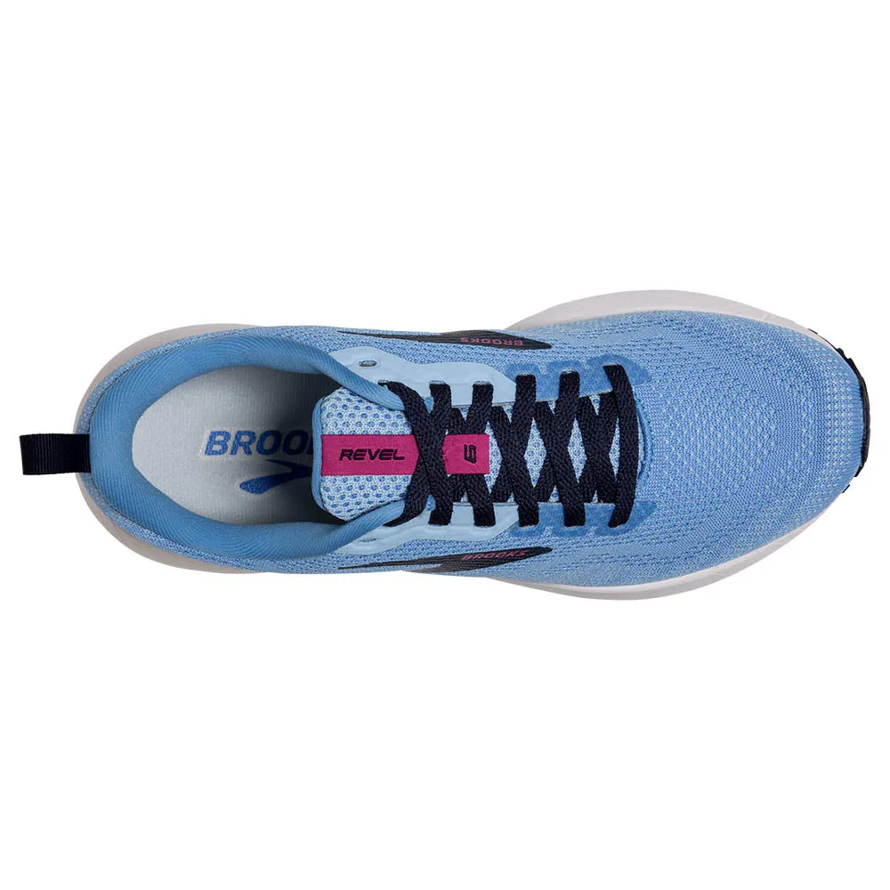 Brooks Revel 6 (Womens) - Marina/Lilac Rose/Pink Lady