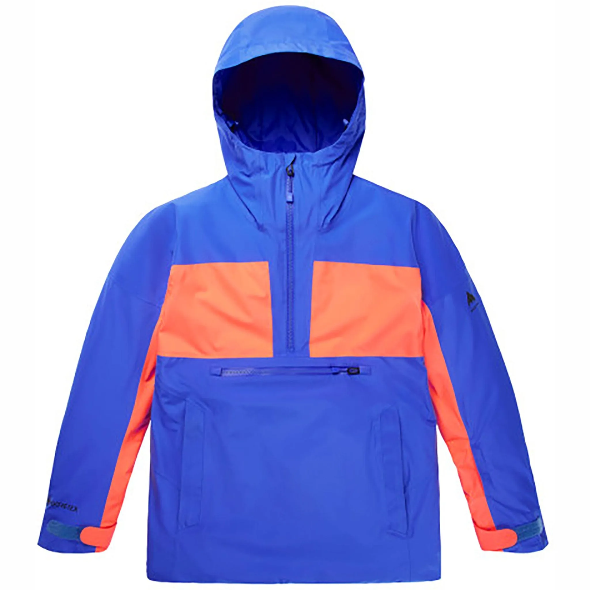Burton Women's Pillowline GORE-TEX 2L Anorak Jacket Amparo Blue Tetra Orange