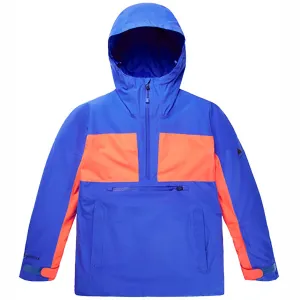 Burton Women's Pillowline GORE-TEX 2L Anorak Jacket Amparo Blue Tetra Orange