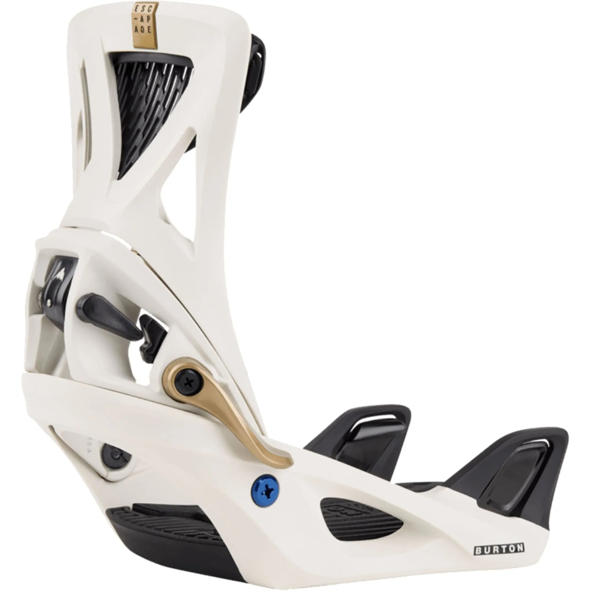 Burton Womens Step On Escapade Snowboard Binding White Gold 2024