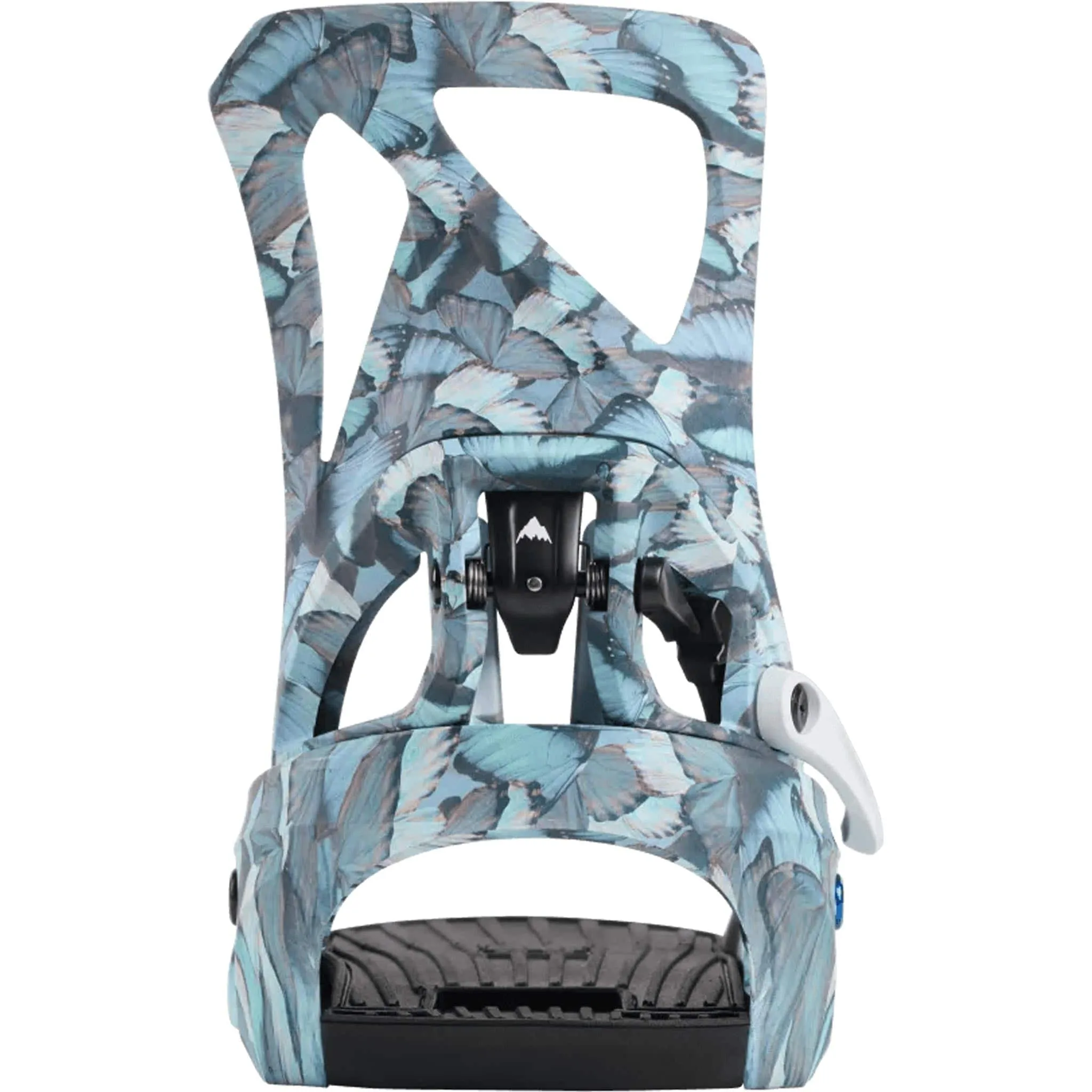 Burton Womens Step On Snowboard Binding Blue Butterflies 2025