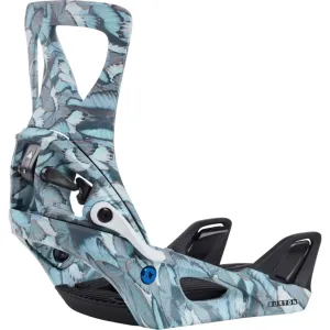 Burton Womens Step On Snowboard Binding Blue Butterflies 2025
