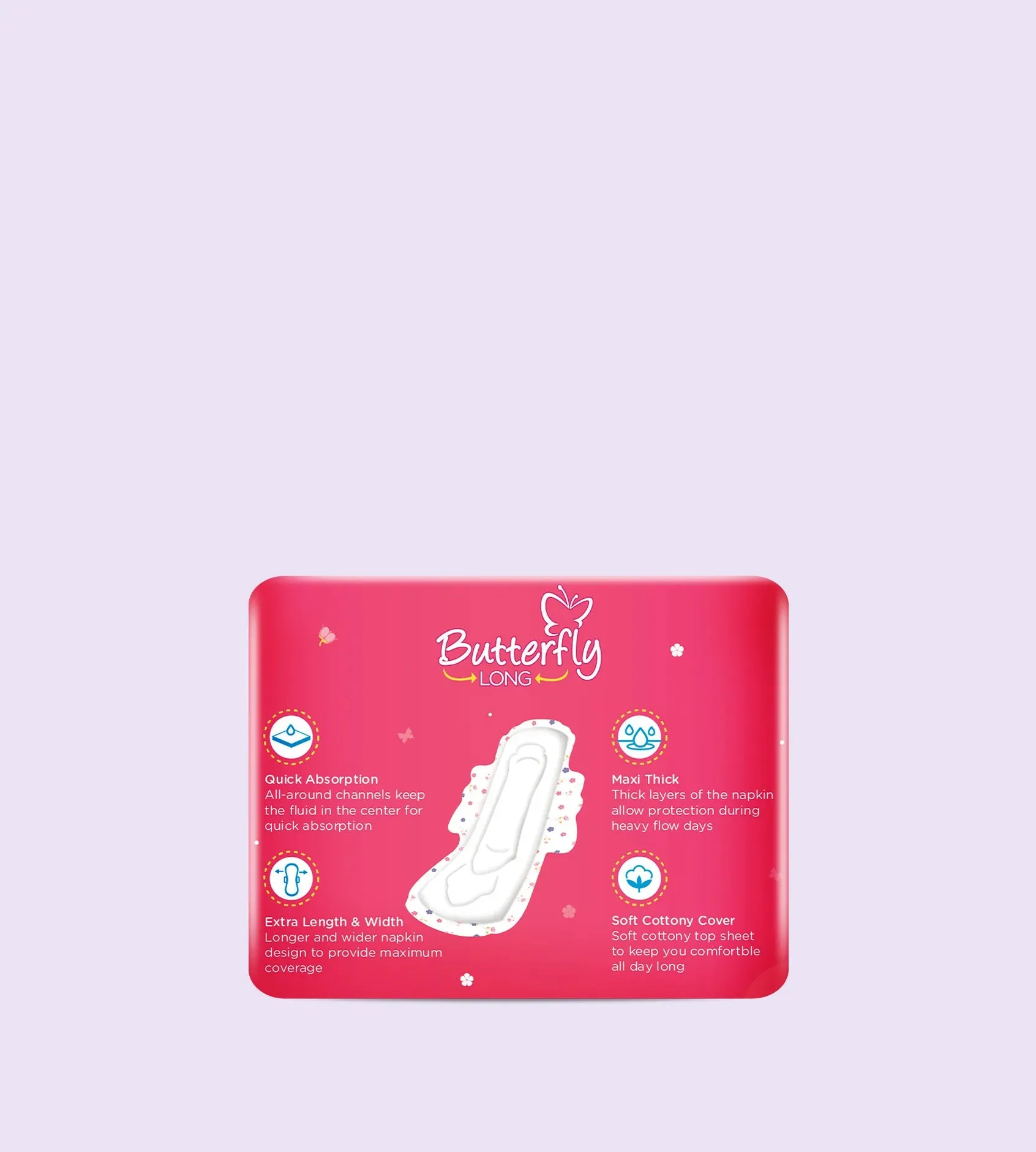 Butterfly Long Maxi Big Saver Sanitary Pads Long 6 Pads