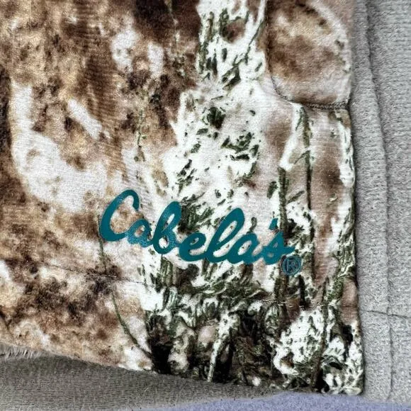 Cabela's Outfither Jacket Women's Small Brown Woodland Camo Softshell Hunting