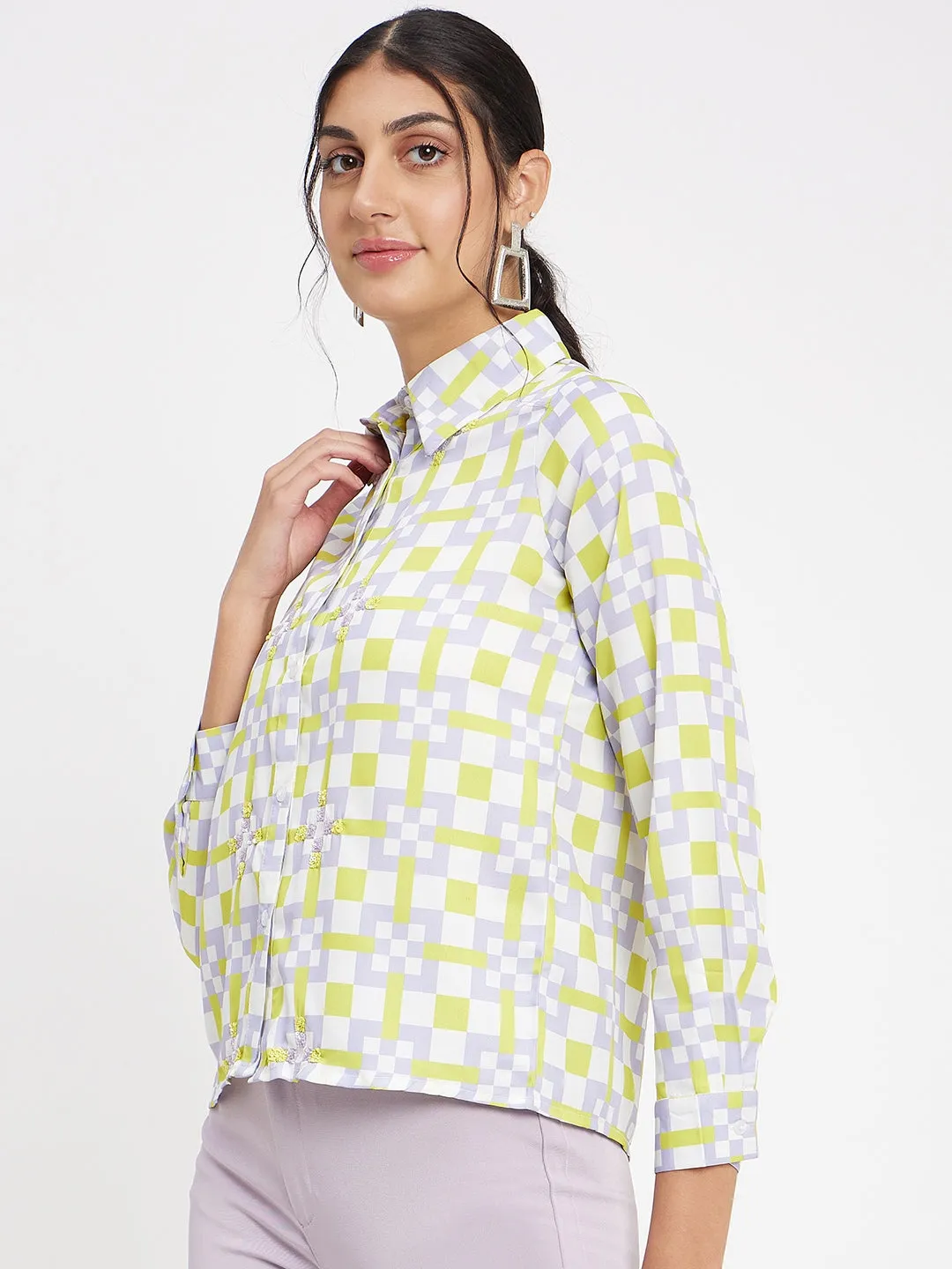Camla Barcelona Multicolour Checked Shirt