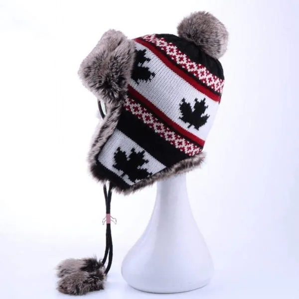 Canada Flag Thermal Eskimo Hats