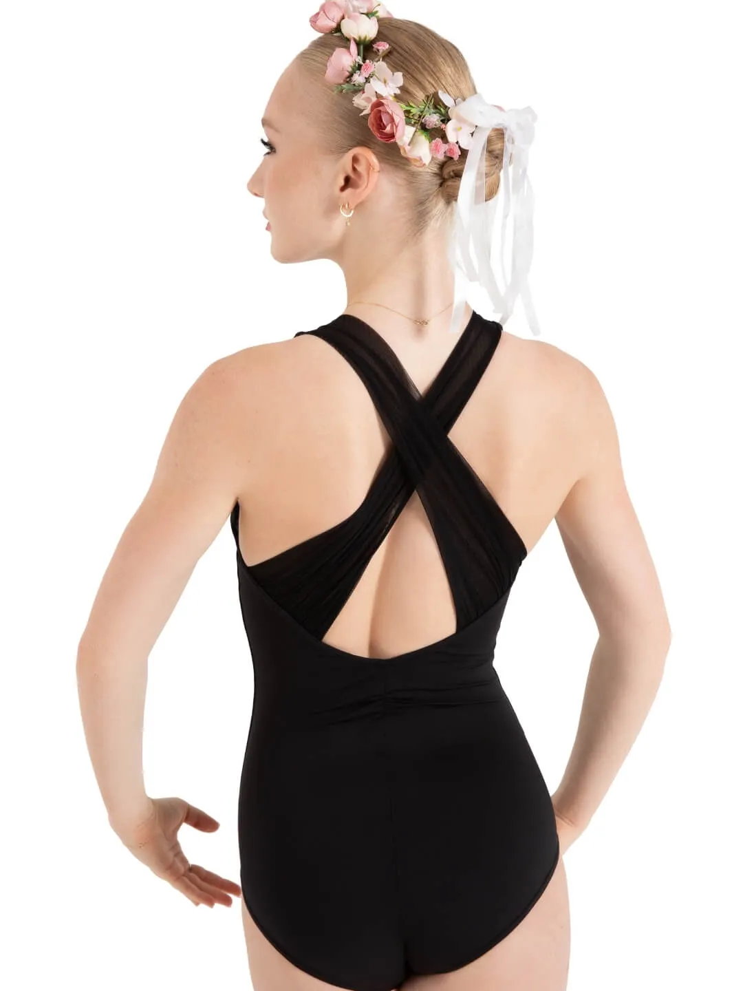 Capezio 12086W Wildflower Chamomile Cross Back Leotard