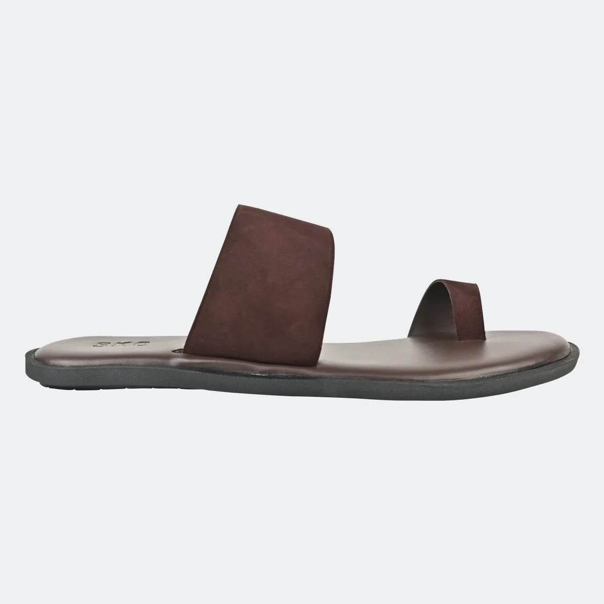 Capri Brown Suede Slippers For Men