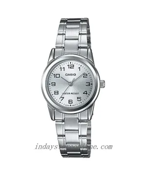 Casio Standard Women's Watch LTP-V001D-7B Silver Stainless Steel Strap