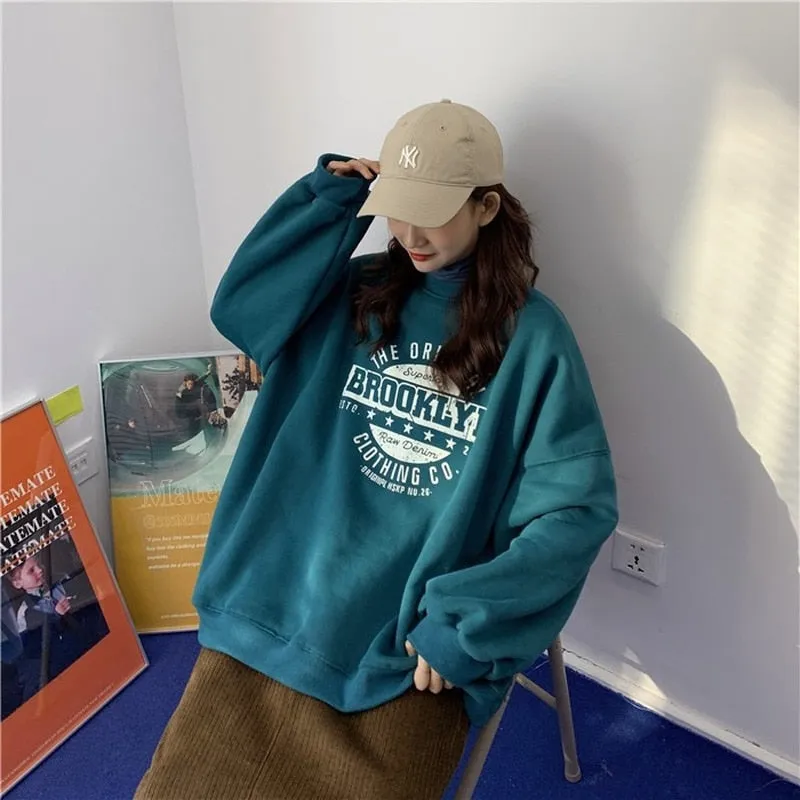 Casual Superior Brooklyn Print Sweatshirts