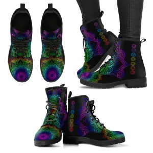 Chakra Mandala Women's Leather Boots