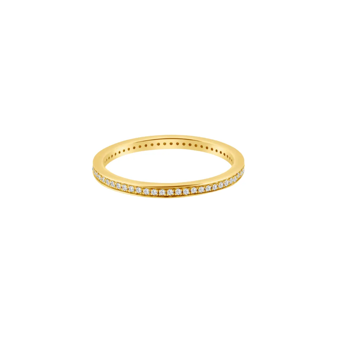 Channel Set Diamond Eternity Ring