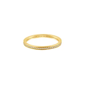 Channel Set Diamond Eternity Ring