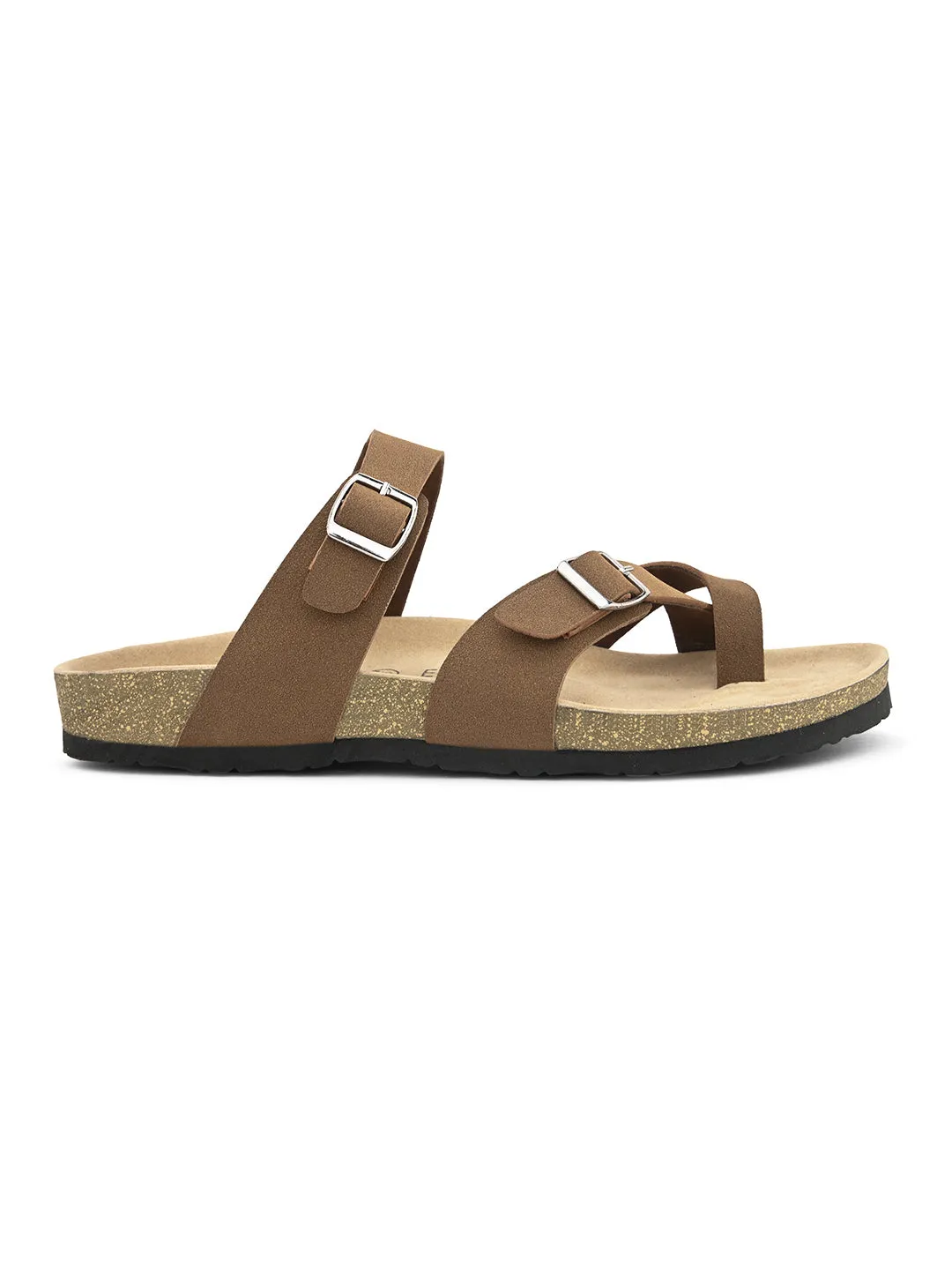 Chic Black Leather Sandal For Men