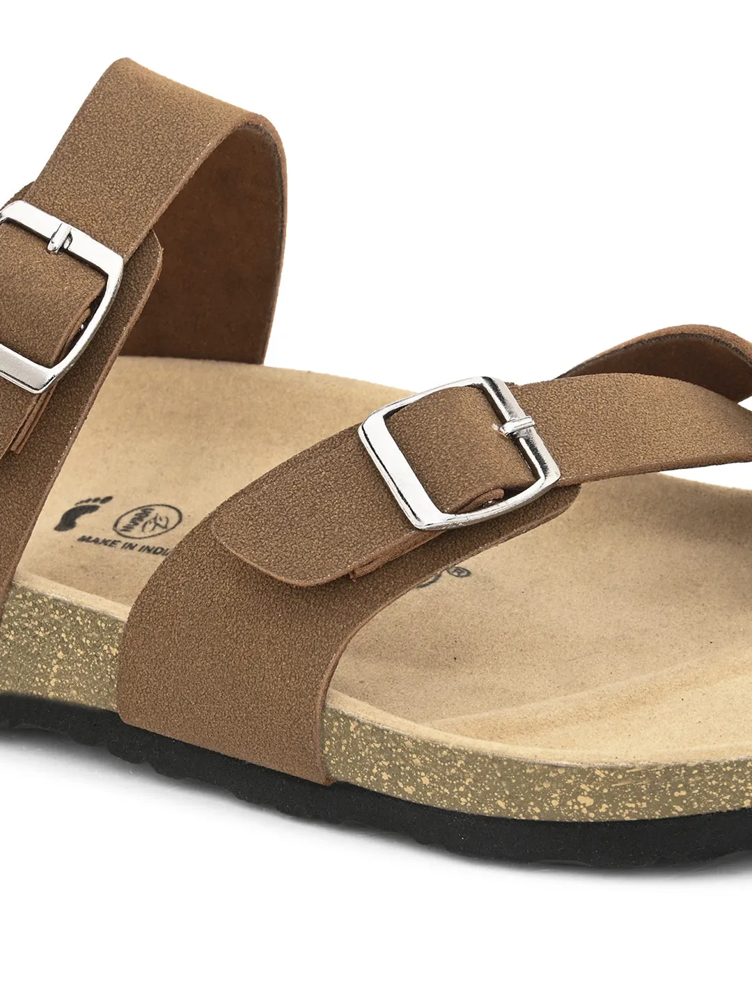 Chic Black Leather Sandal For Men