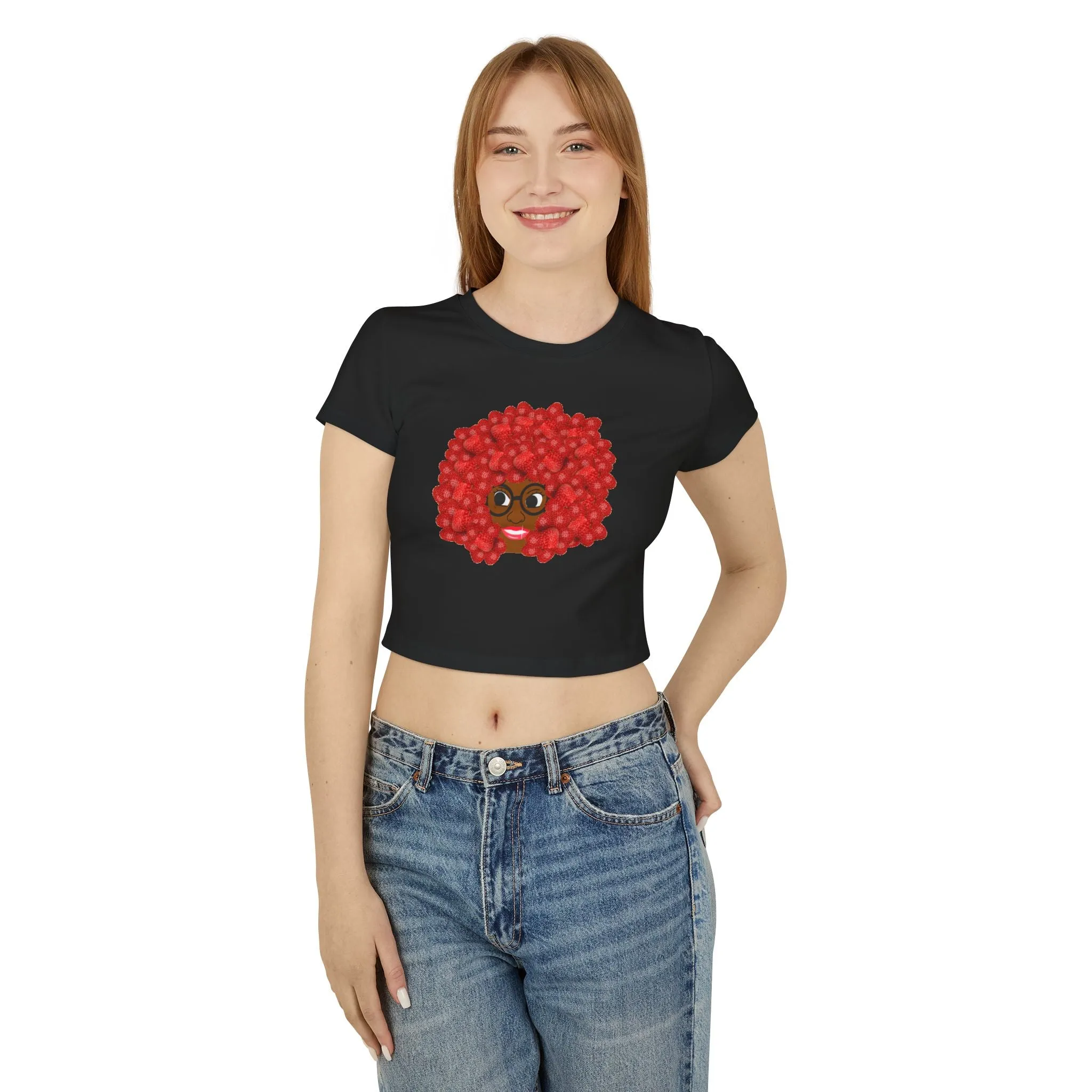 Chocolate RedHead - Baby Tee Strawberries