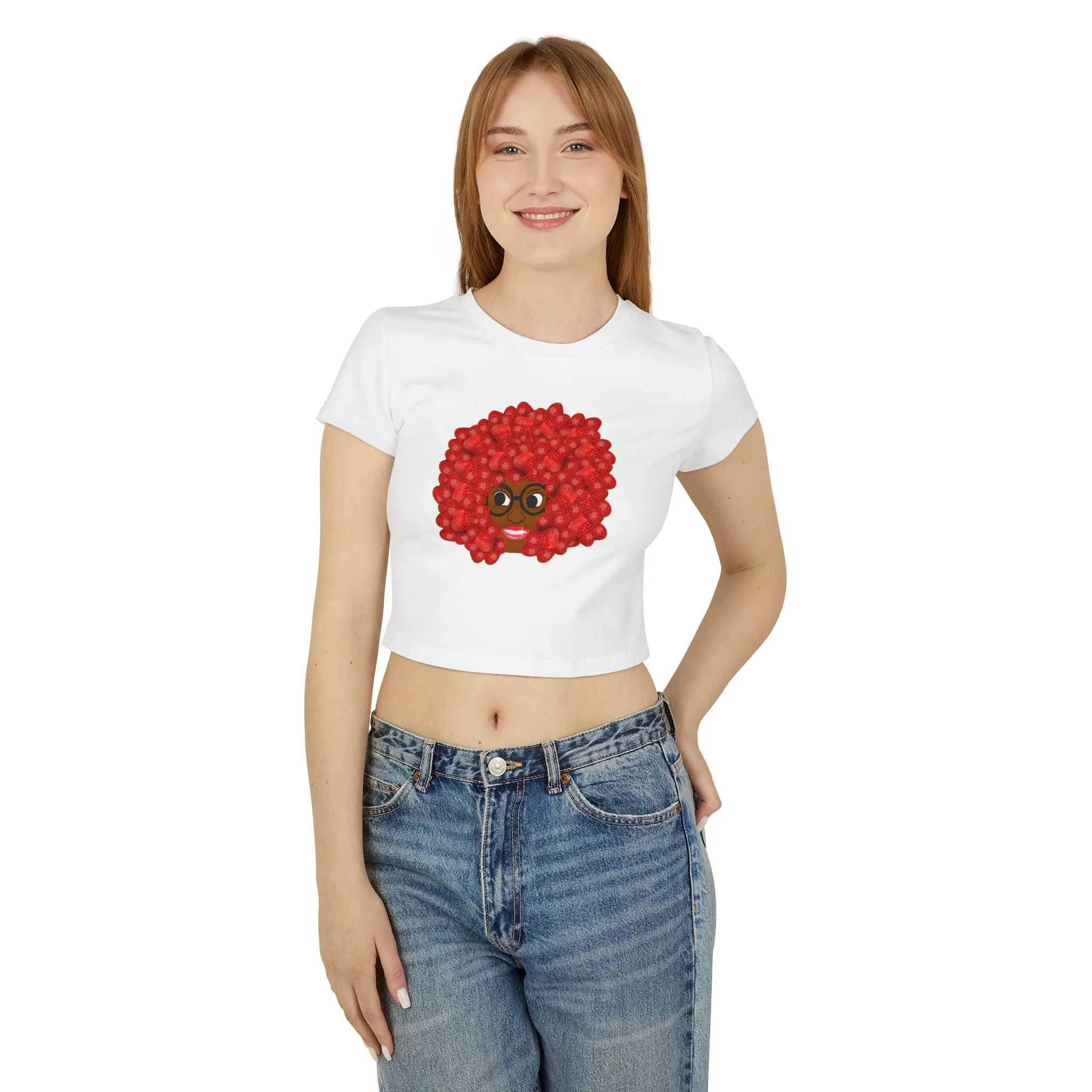 Chocolate RedHead - Baby Tee Strawberries
