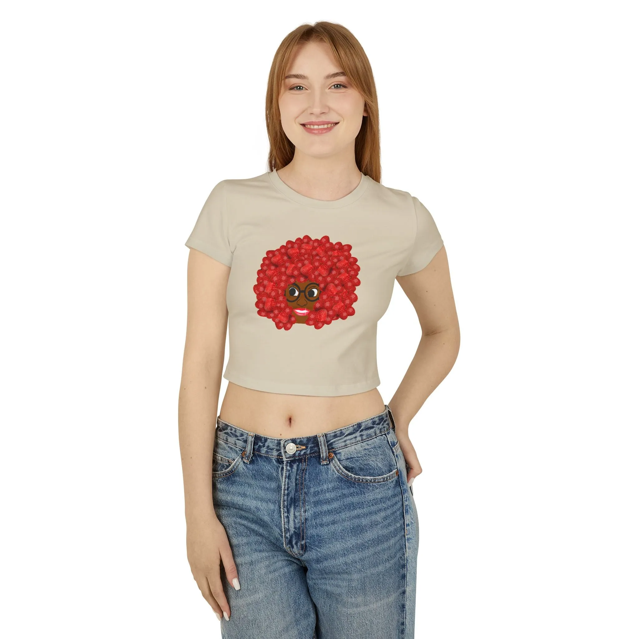 Chocolate RedHead - Baby Tee Strawberries