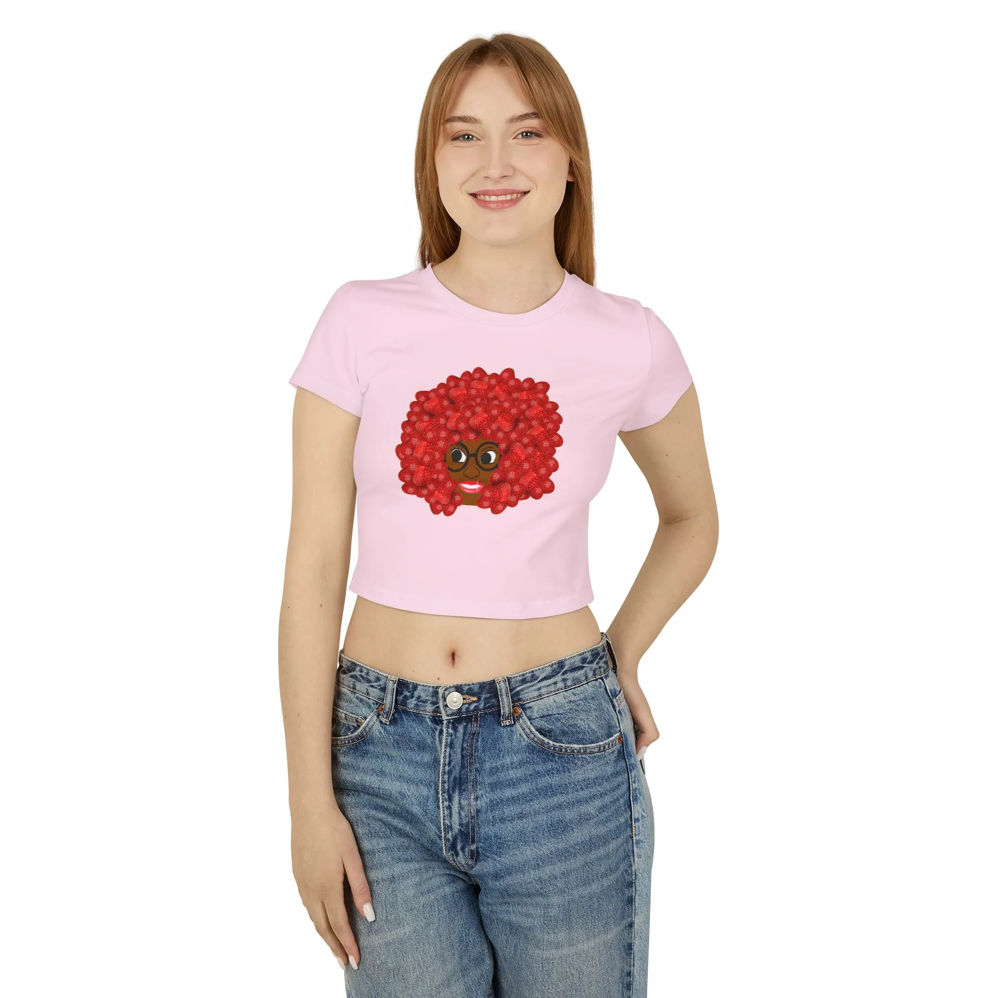 Chocolate RedHead - Baby Tee Strawberries
