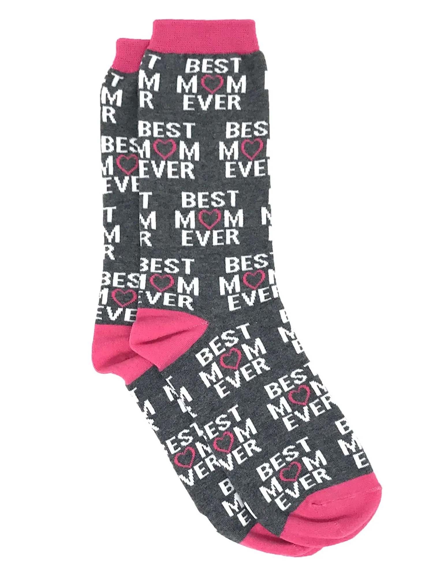Christmas Women's All-Over Christmas Tree & Best Mom Ever Socks 2-Pair Set
