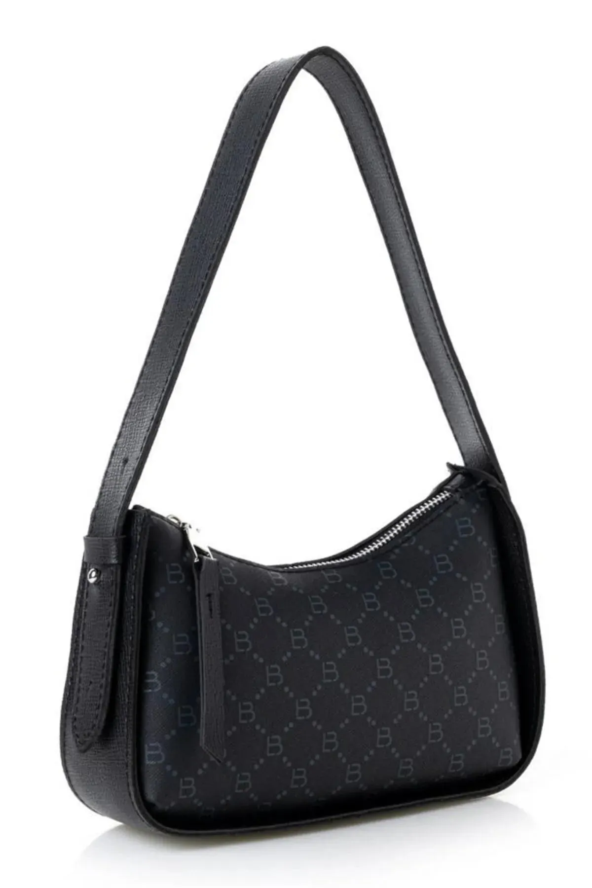 Classic Patterned Baguette Women's Hand and Shoulder Bag