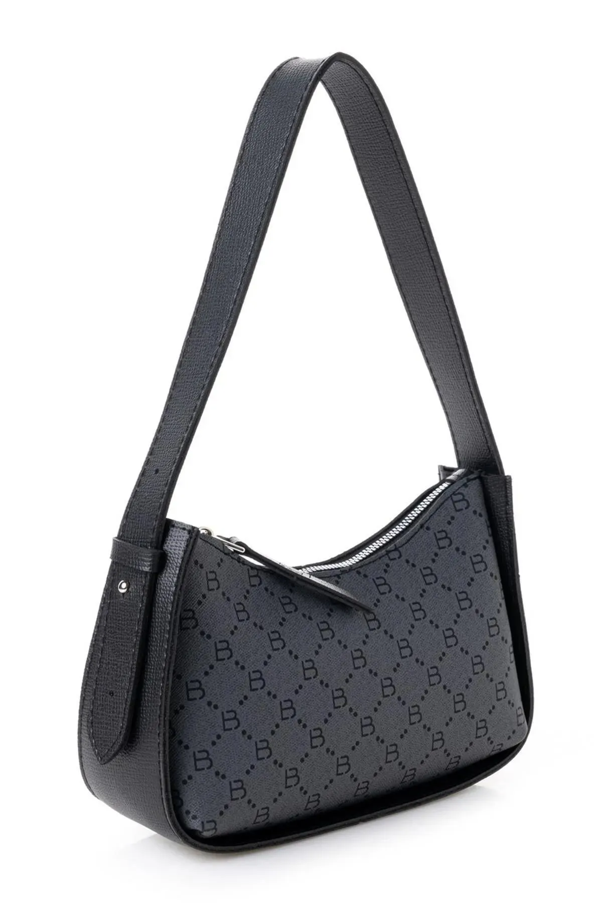 Classic Patterned Baguette Women's Hand and Shoulder Bag