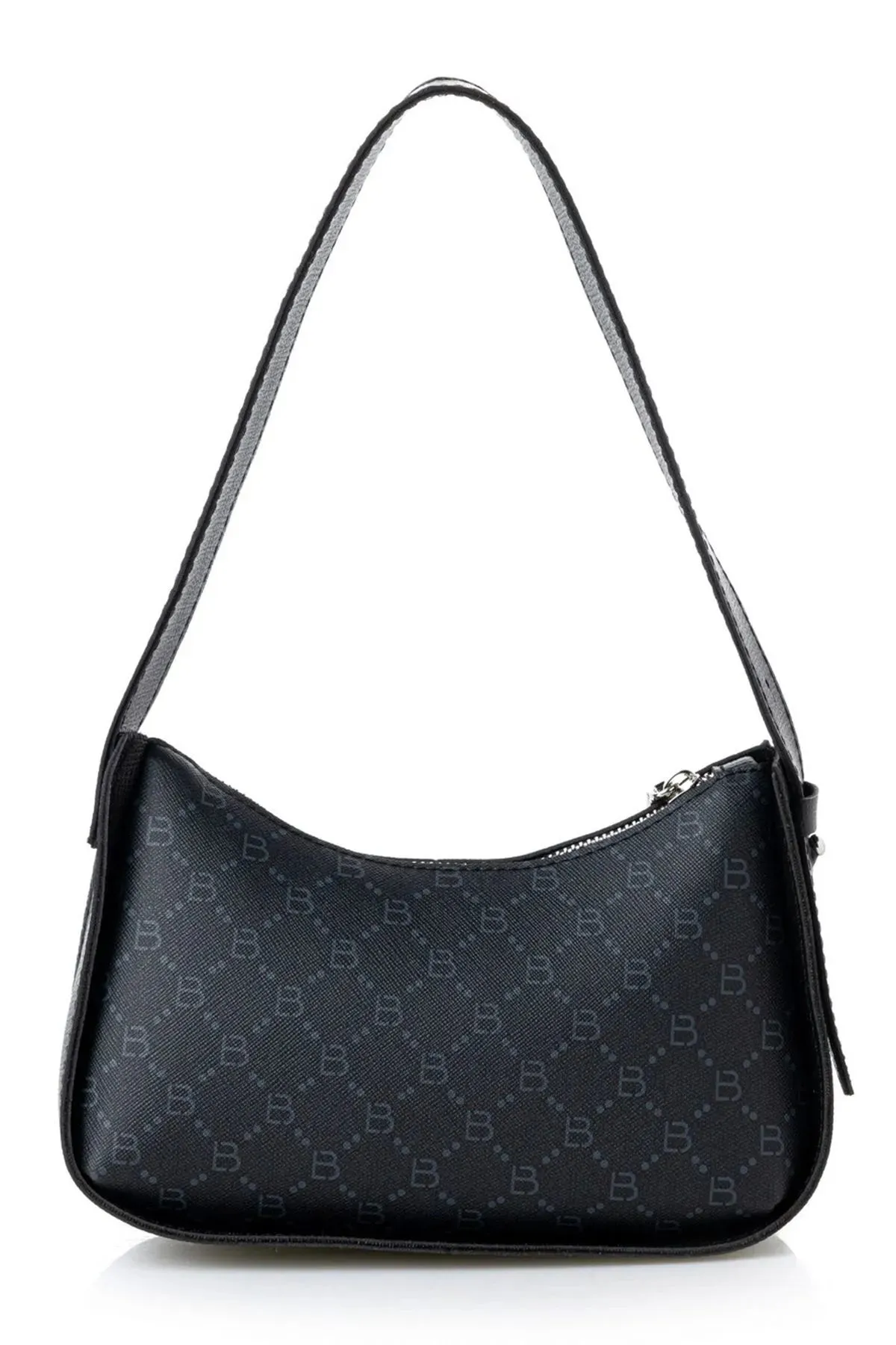Classic Patterned Baguette Women's Hand and Shoulder Bag