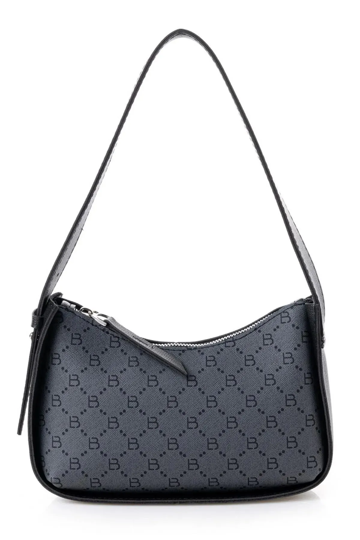 Classic Patterned Baguette Women's Hand and Shoulder Bag