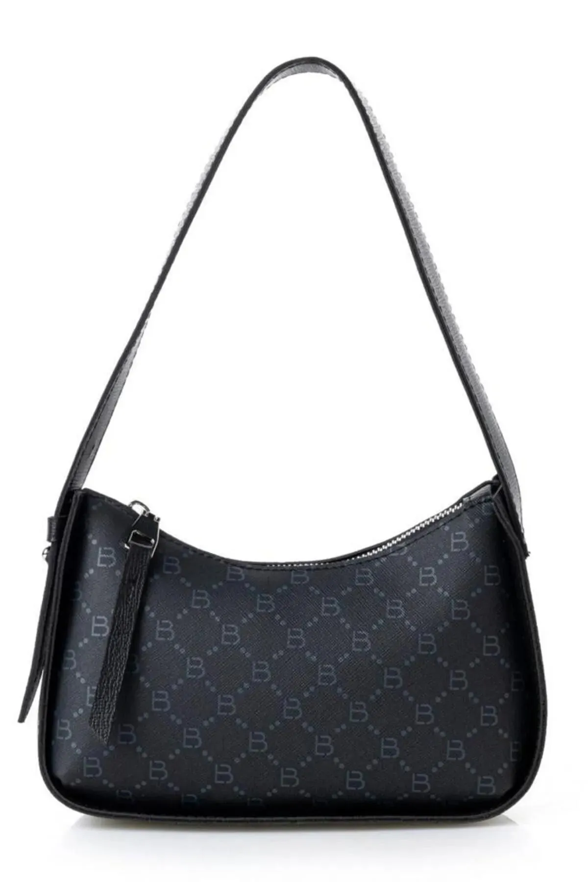 Classic Patterned Baguette Women's Hand and Shoulder Bag