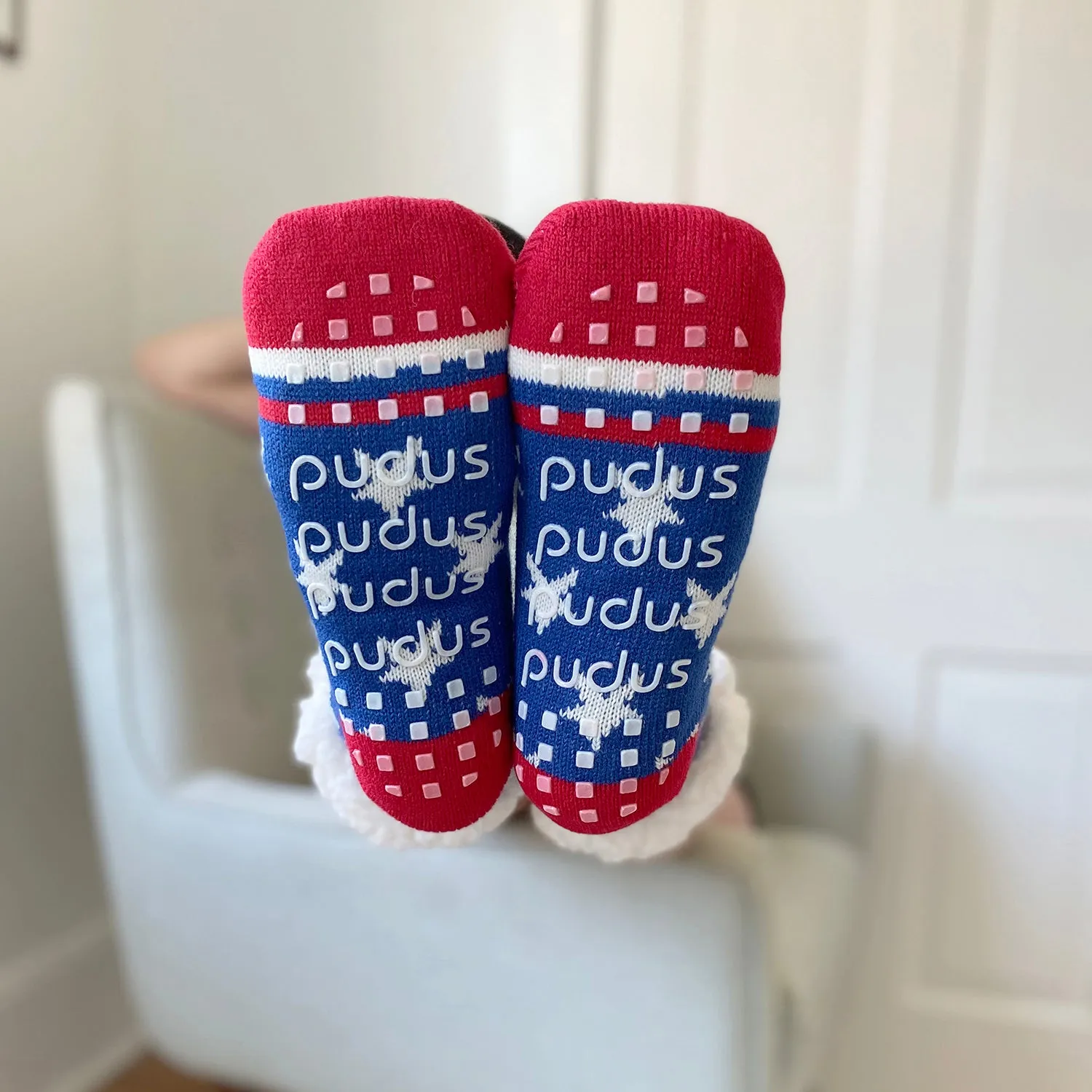 Classic Slipper Socks | USA Stars