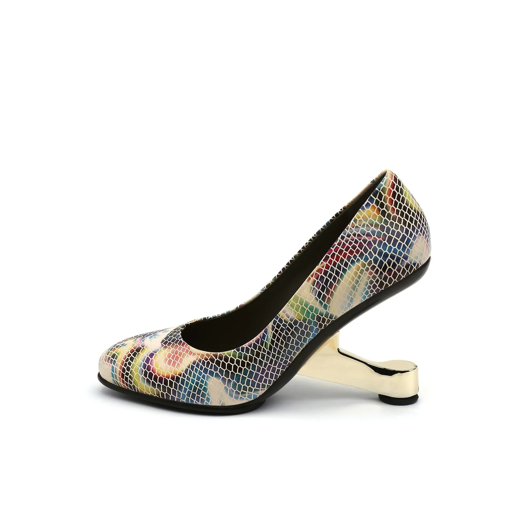 Classy Heel Pump Aurora Print