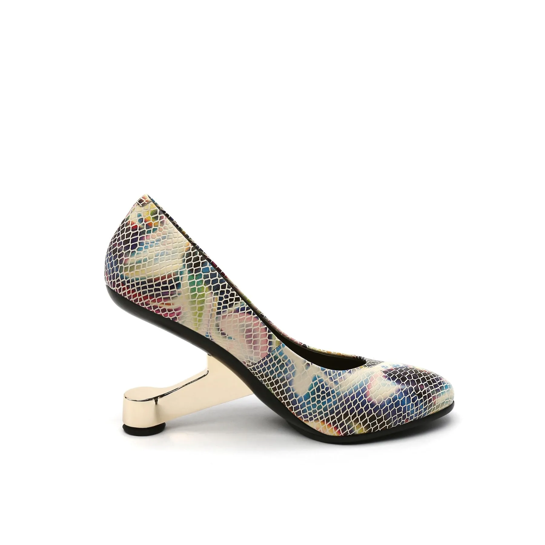 Classy Heel Pump Aurora Print