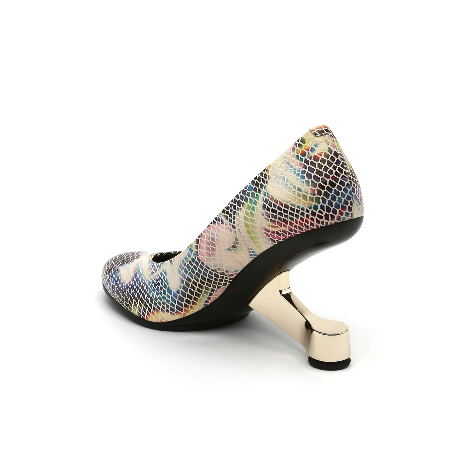 Classy Heel Pump Aurora Print