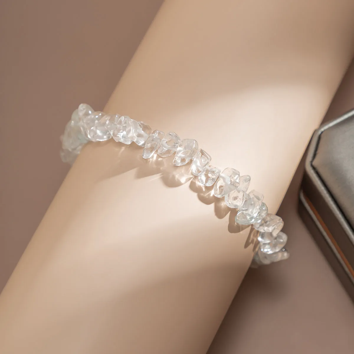 Clear Resin Stretch Bracelet
