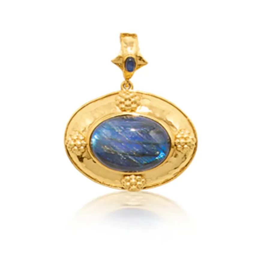 Cleopatra Pendant - Blue Labradorite